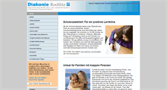 Desktop Screenshot of diakonie-rochlitz.de